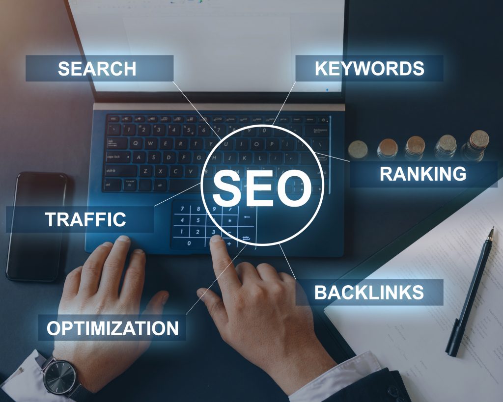 Learn about the critical metrics of SEO for your Dubai website, including search, traffic, ranking, keywords, optimization, and backlinks.